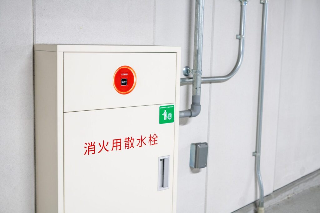 アパートの火災報知器