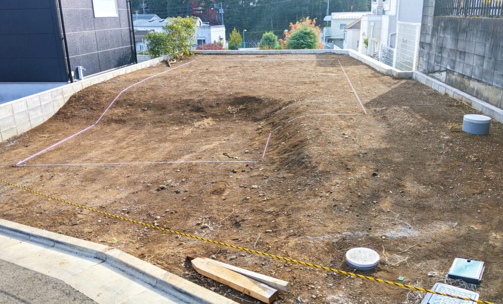 築古アパートを解体した更地