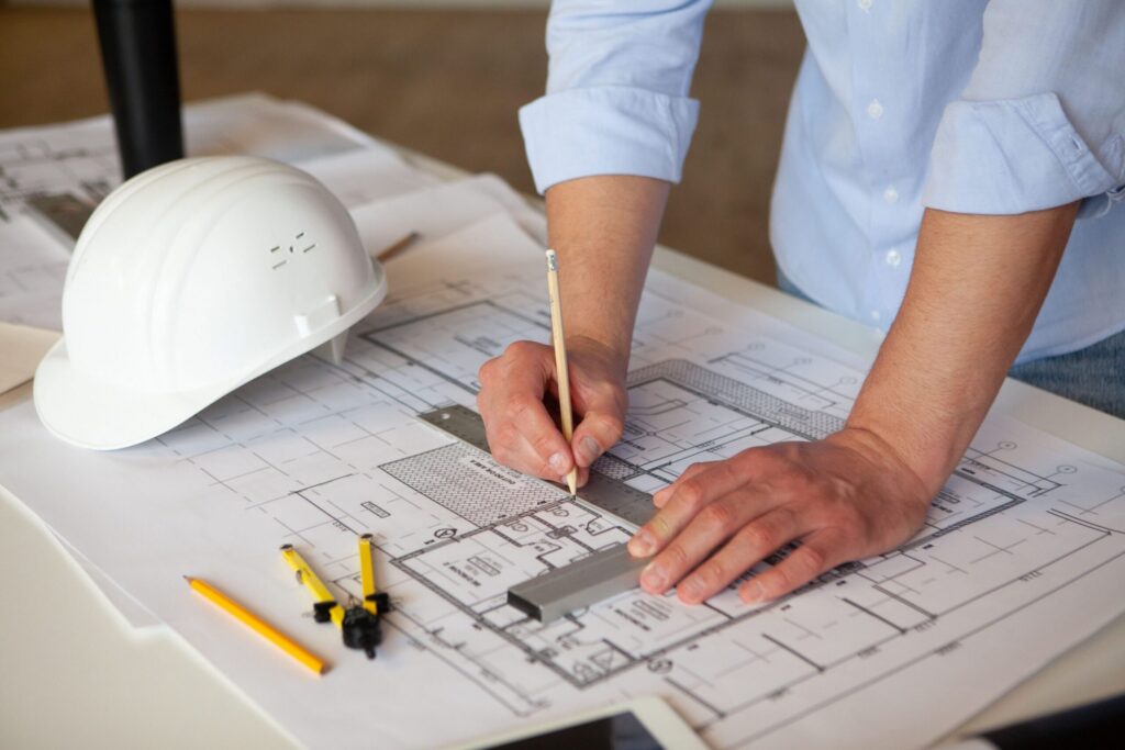 アパートの図面