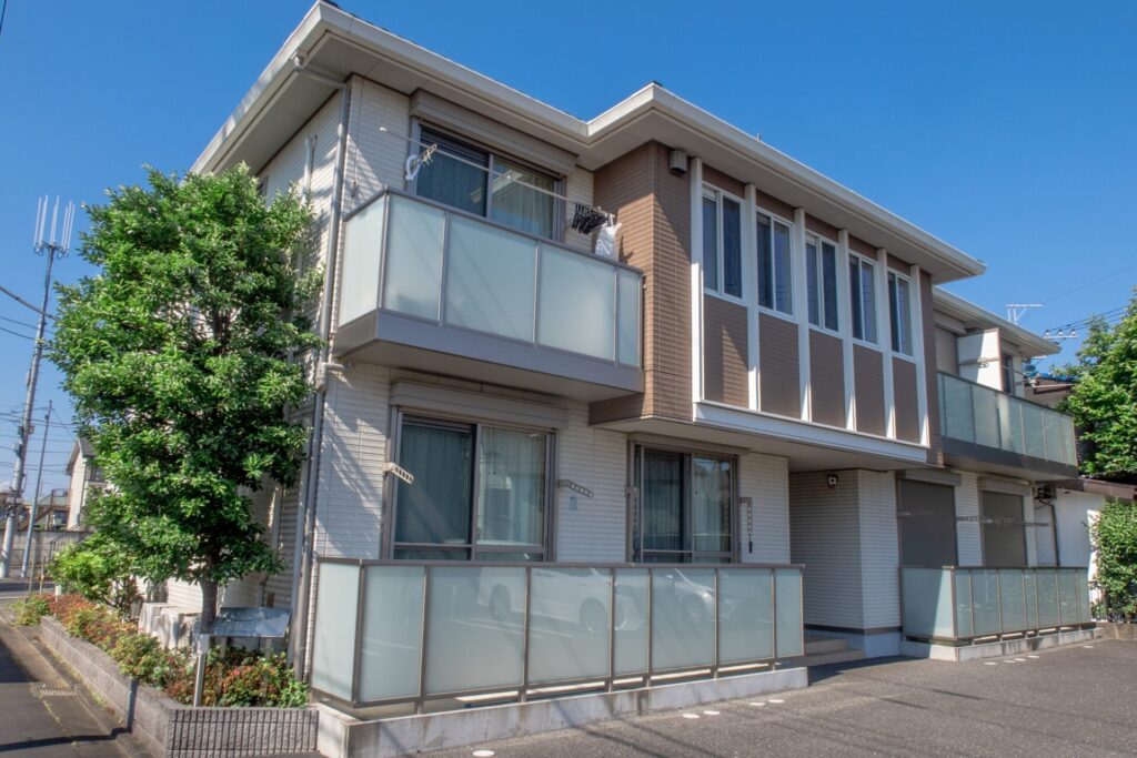 アパートの外観