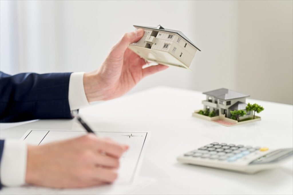 アパートのミニチュア