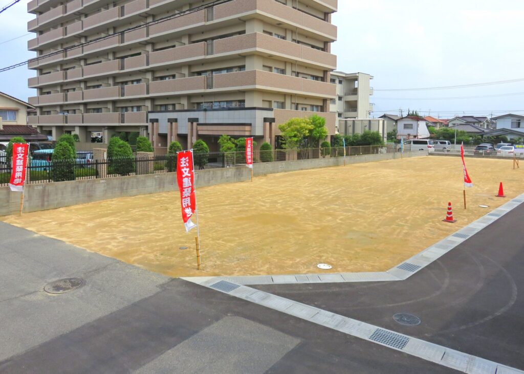 アパート建築予定地